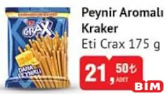 ETİ CRAX PEYNİRLİ PEYNİR AROMALI KRAKER 175 G